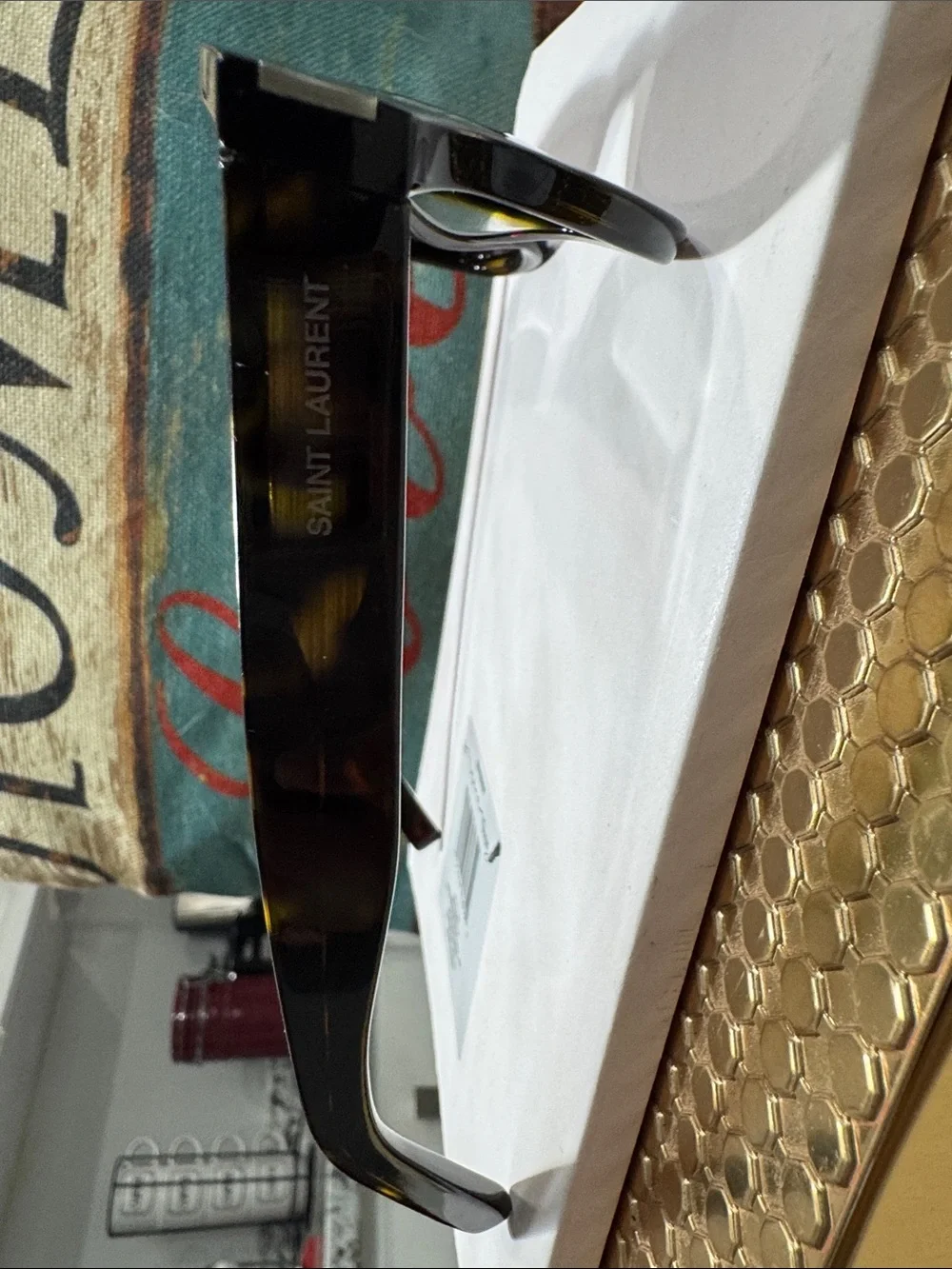 Saint Laurent Women Bold 2 Glass/ Sunglasses Dark Lenses ( Italy )